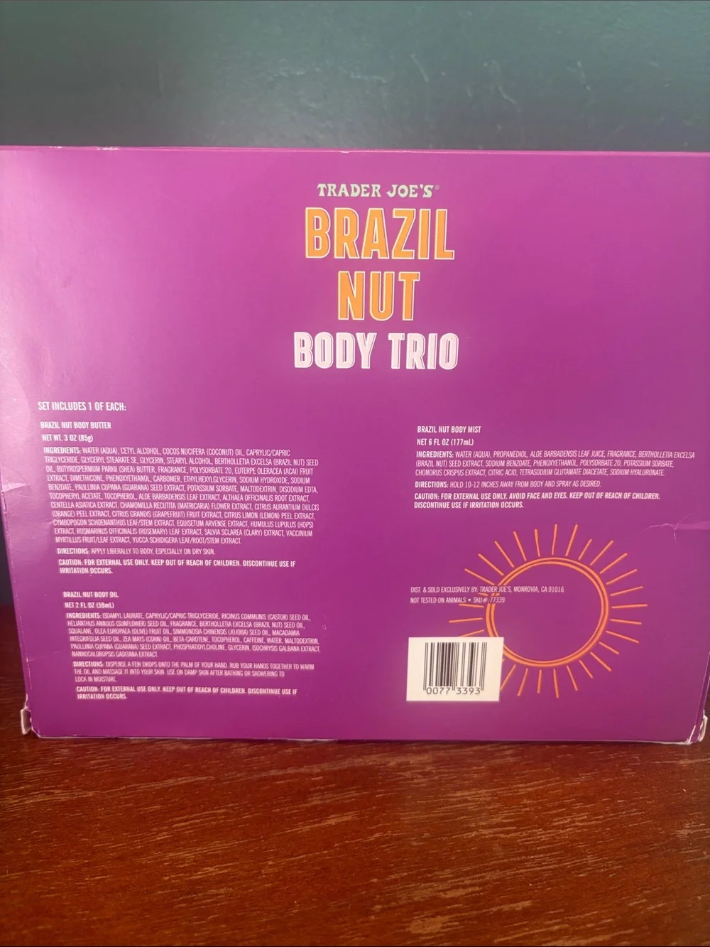 Brazil Nut Body Trio – Pink